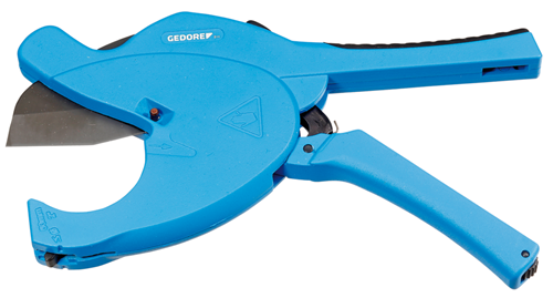 2963892 - 63mm Pipe Shears for PE, PVC, PEX - One-Handed Operation