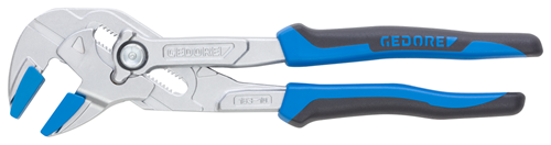 3066061 - 10" Adjustable Pliers Wrench with Ergonomic Grip and Dual Function