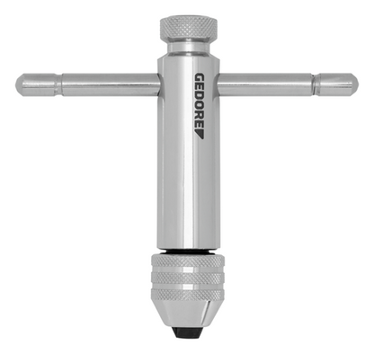 12635 - Chrome-Plated Tool Holder for Bolt Extractors, Reversible & Durable