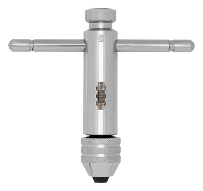 12635 - Chrome-Plated Tool Holder for Bolt Extractors, Reversible & Durable