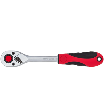 50000 - Fine-Toothed Lever with Push-Button Release for Reversible Operation