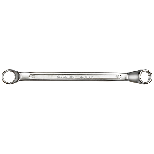 11017 - 5° Offset Chromium Vanadium Steel Rings with Satin Chrome Finish