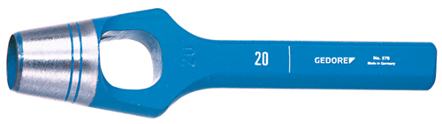 4545750 - 23mm Hardened Arc Punch for Cardboard, Leather & Rubber