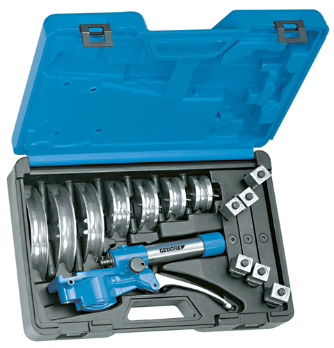 4635230 - Hydraulic Pipe Bender Set for 10 to 22 mm Pipes, 8 Pieces