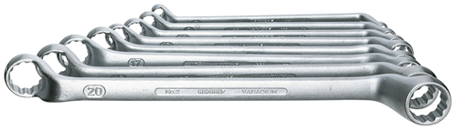 30580 - 8-Piece Vanadium Steel Ring Spanner Set, 6-22 mm