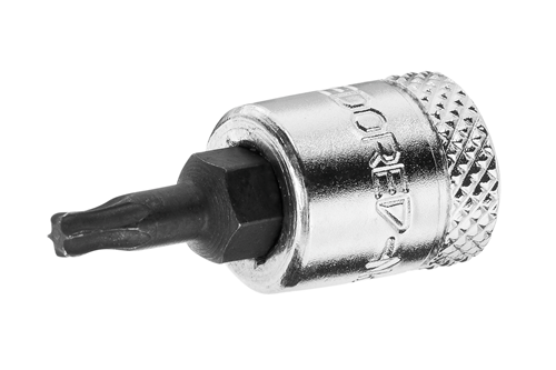 6120650 - 1/4" TX T27 Screwdriver Bit Socket, Chrome Vanadium Steel