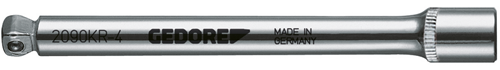 6121030 - 148mm Chrome-Plated Universal Extension with 15° Pivot