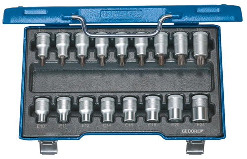 6129520 - 17-Piece TX Screwdriver Set in Durable Steel Case
