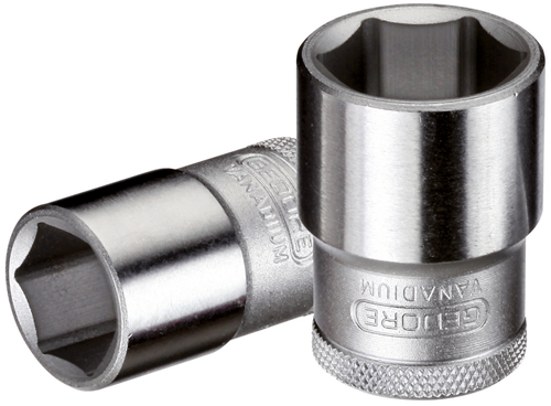 6131260 - 18mm Chrome-Plated Socket with Non-Slip Grip