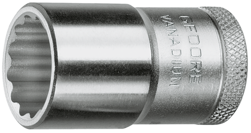 6134360 - 1/2" UD Profile Socket Wrench Insert, 19mm, Chrome Vanadium