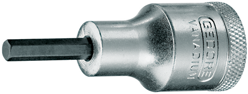 6153740 - 10mm Hex Screwdriver Bit with Ball Retention, GEDORE Steel