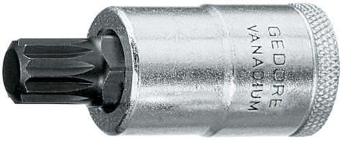 6159270 - 1/2" XZN Chromed Screwdriver Bit with Ball Retention