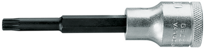 6159350 - 1/2" XZN Bit Socket, Chromed Vanadium Steel Design