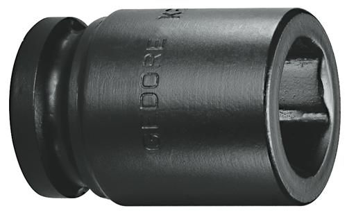 6162490 - 17mm Long Impact Socket, GEDORE Steel, DIN 3121 Design