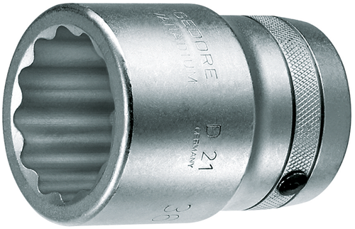 6177090 - 1" Bi-Hex Socket, Non-Slip Handle, GEDORE Vanadium Steel