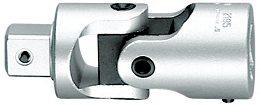 6180980 - Chrome-Plated Universal Joint for 1" Sockets, Locking Pin