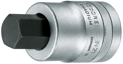 6200680 - 27mm Hex Screwdriver Bit with Square Drive and Locking Pin