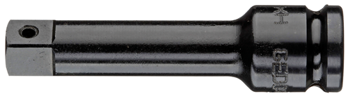 6201140 - GEDORE Steel 1/4" Impact Extension 50mm with Gun-Metal Finish