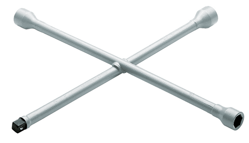 6228260 - 420mm Vanadium Steel Cross Key Wrench for Wheel Nuts
