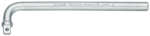 6236360 - 3/8" Chrome-Plated L-Handle with Ball Locking Device