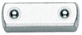 6237760 - Polished Chrome Coupler 3/8" for Hand-Operated Sockets