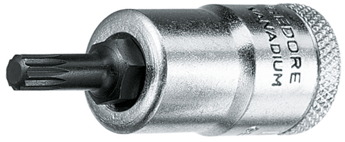 2194872 - 3/8" XZN Socket, Chrome-Plated, Non-Slip Grip