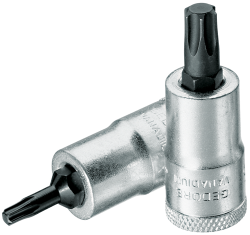 6247720 - Chromed 3/8" TORX T40 Socket with Non-Slip Grip