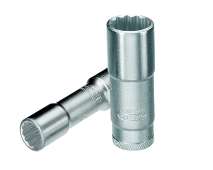 6259140 - 17mm 3/8" Socket Wrench Insert, Chrome-Plated Steel