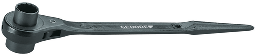 1648934 - Double Hex Ratchet 17x19 mm for Steel Construction