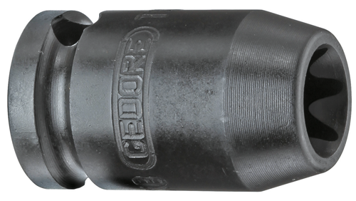 65700 - 3/8" TORX E14 Socket, GEDORE Steel, Compatible with Electric Tools