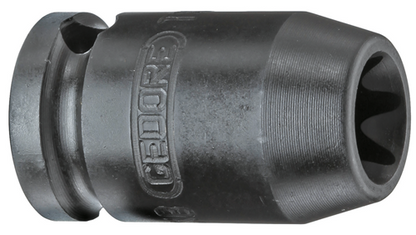 65700 - 3/8" TORX E14 Socket, GEDORE Steel, Compatible with Electric Tools