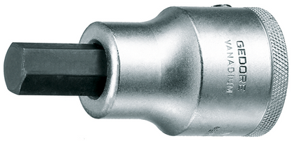 6275850 - 14mm Hexagon Screwdriver Bit, Chrome Finish, Locking Pin