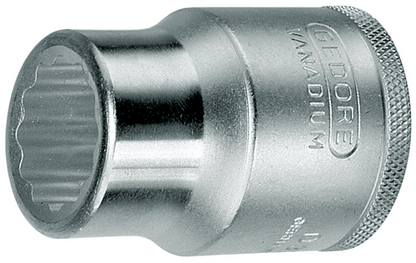 6275500 - 3/4" Vanadium Steel Socket with Locking Pin and Non-slip Grip