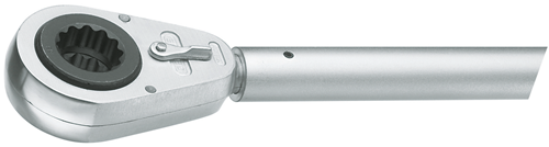 6338440 - 910mm Chrome-Plated Reversible Ratchet with UD Profile Insert