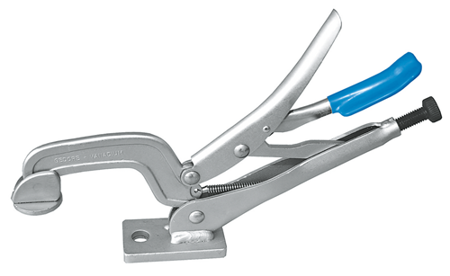 6408080 - Durable GEDORE Steel Machine Clamp with Blue Insulated Lever