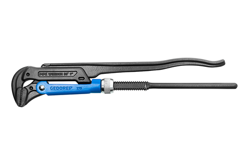 6437690 - 3" GEDORE Pipe Wrench, High Load Design, Chrome-Vanadium Steel