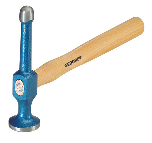 6461050 - Ash Handle Blue Embossing Hammer with Heat-Treated Steel