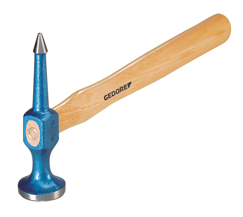 6461210 - Blue Heat-Treated Steel Point Pein Hammer with Ash Handle