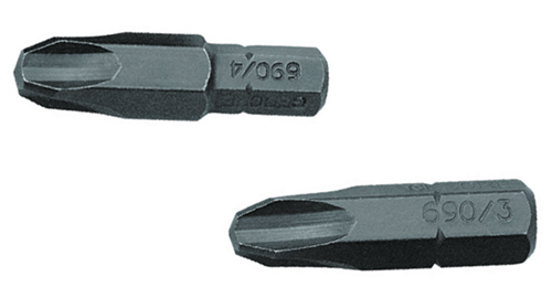 6541590 - 10-Piece Vanadium Steel Screwdriver Bit Set, Phillips PH 3