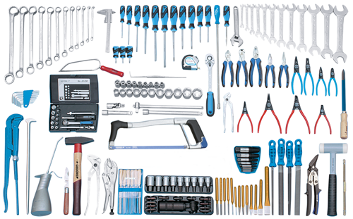 6601080 - Professional 179-Piece Metric Tool Set for GEDORE Trolley
