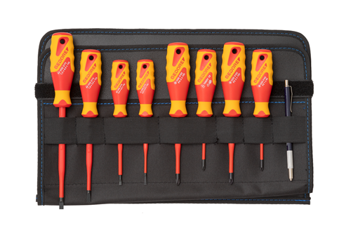 6601590 - 87-Piece Electrician's Tool Set in Durable Plastic Case