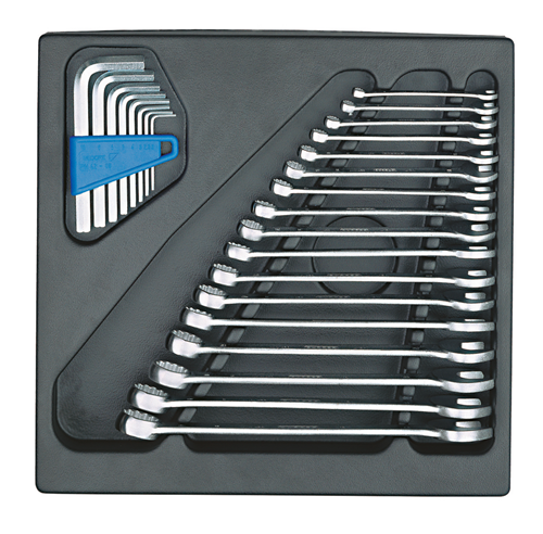6612520 - Durable Black Grained Spanner Set in 1500 ES Module