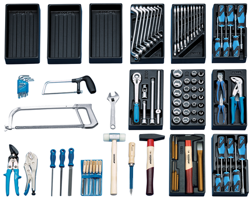 6612790 - 100-Piece Metric Tool Set for GEDORE Trolleys and Workbenches