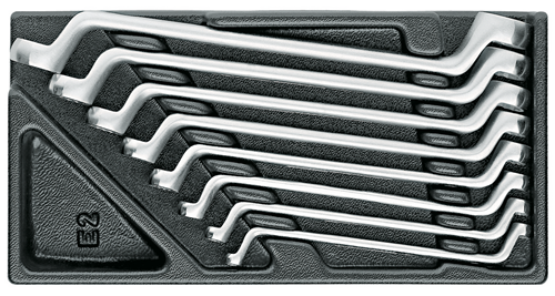 6621190 - Impact-Resistant Ring Spanner Set in 1500 ES Modules