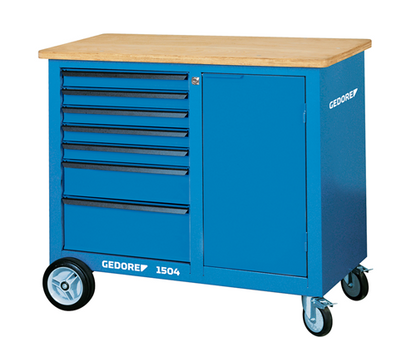 6623050 - Mobile Workbench H 985 x B 1100mm with 7 Drawers and Vice