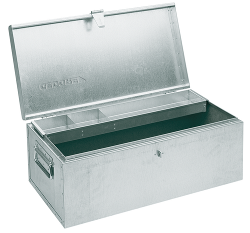 28280 - Heavy-Duty Galvanized Tool Case, 320x698x387 mm, Lockable
