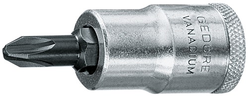 6656810 - Durable 1/2" Phillips Screwdriver Bit with Ball Groove
