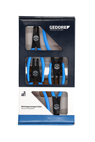 6701030 - 4-Piece Circlip Pliers Set in Eco-Friendly Case