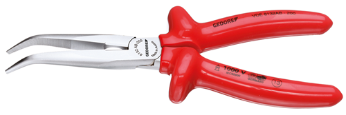 6721810 - 200mm VDE Needle-Nose Pliers with Insulated Grips
