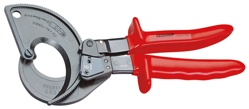 6725210 - Ergonomic One-Hand Cable Cutter, Max Diameter 52mm, Insulated Handles
